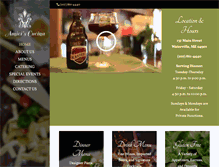 Tablet Screenshot of amiciscucina.com